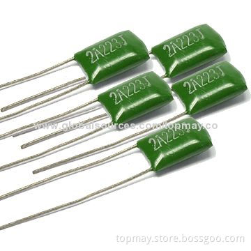 Film Capacitors with 0.001 to 0.47μF Capacitance Range and Epoxy Resin Coating